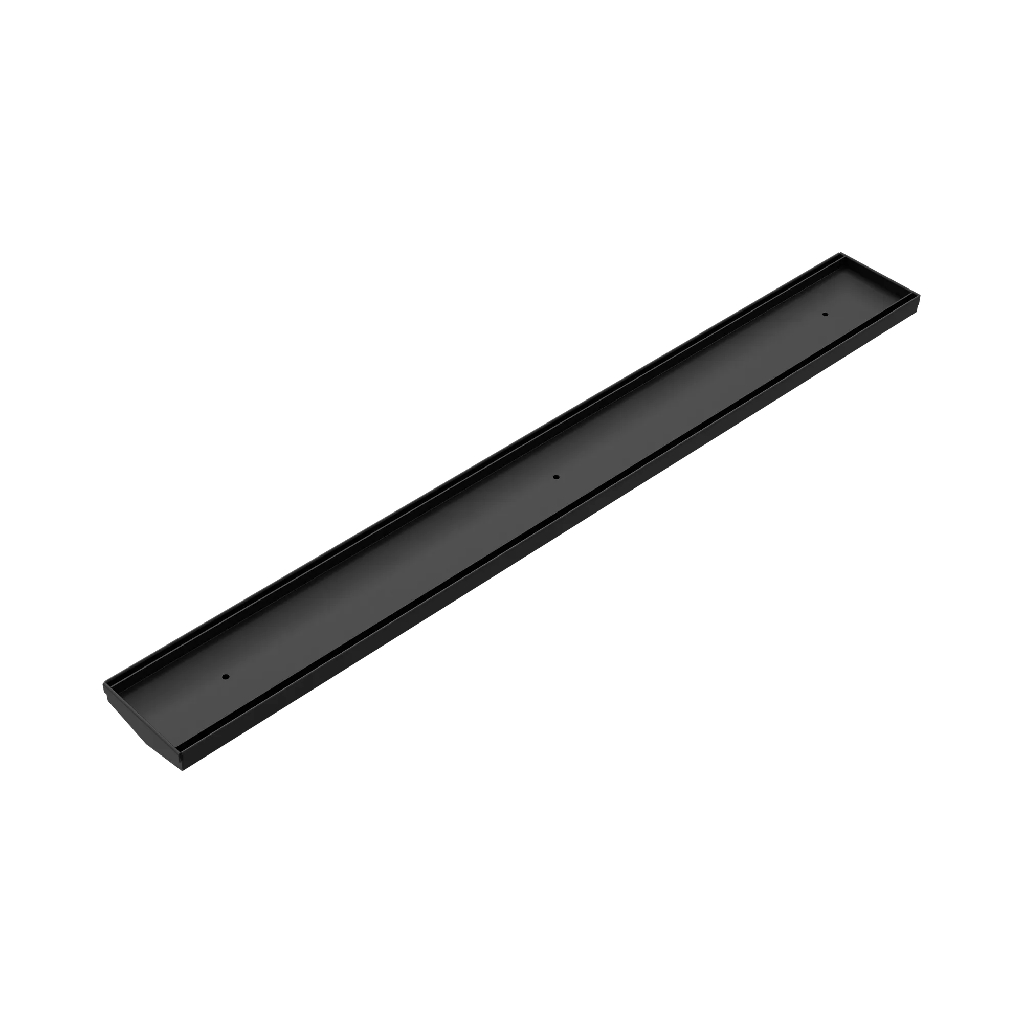 NERO TILE INSERT V CHANNEL 900X106MM FLOOR GRATE WITHOUT OUTLET MATTE BLACK