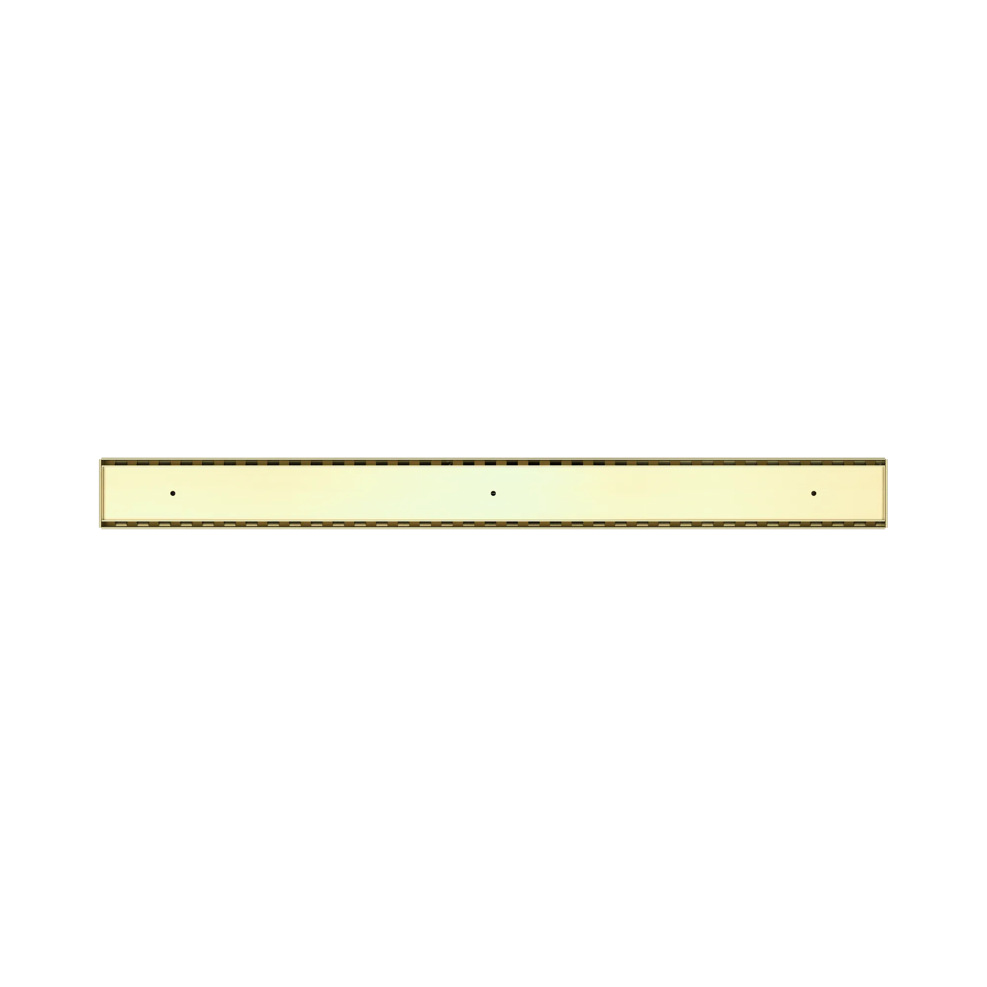 NERO TILE INSERT V CHANNEL 900X82MM FLOOR GRATE WITHOUT OUTLET BRUSHED GOLD