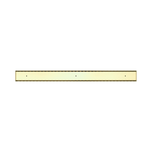 NERO TILE INSERT V CHANNEL 900X82MM FLOOR GRATE WITHOUT OUTLET BRUSHED GOLD