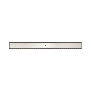 NERO TILE INSERT V CHANNEL 900X82MM FLOOR GRATE WITHOUT OUTLET BRUSHED NICKEL
