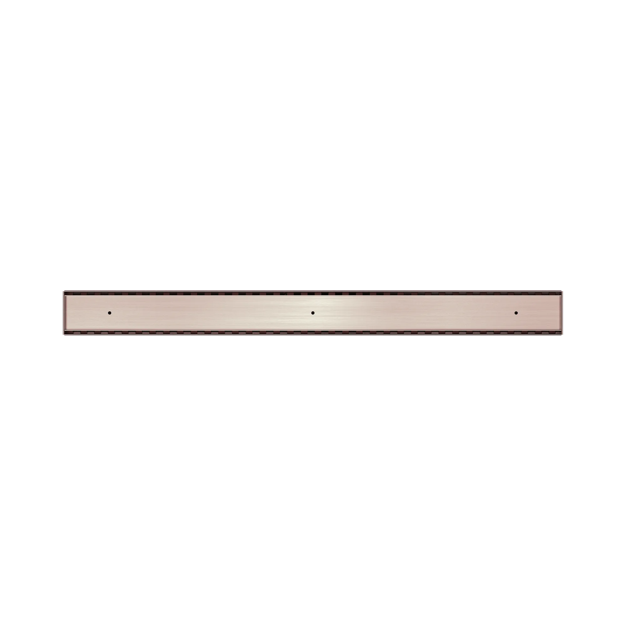 NERO TILE INSERT V CHANNEL 900X82MM FLOOR GRATE WITHOUT OUTLET BRUSHED BRONZE