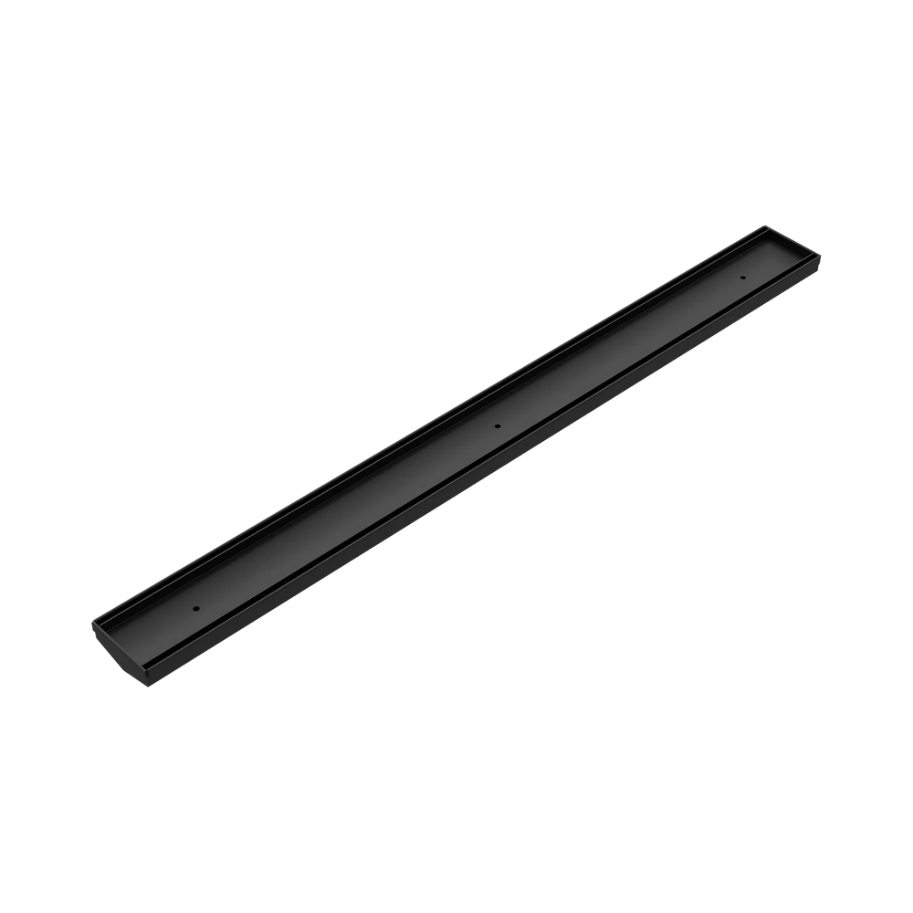 NERO TILE INSERT V CHANNEL 900X82MM FLOOR GRATE WITHOUT OUTLET MATTE BLACK