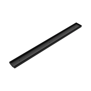 NERO TILE INSERT V CHANNEL 900X82MM FLOOR GRATE WITHOUT OUTLET MATTE BLACK