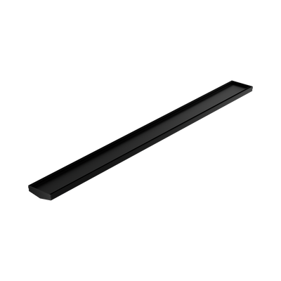 NERO V CHANNEL TILE INSERT FLOOR GRATE WITHOUT OUTLET MATTE BLACK (AVAILABLE IN 600MM AND 1200MM)