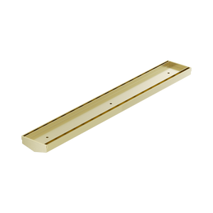NERO V CHANNEL TILE INSERT FLOOR GRATE WITHOUT OUTLET BRUSHED GOLD (AVAILABLE IN 600MM AND 1200MM)
