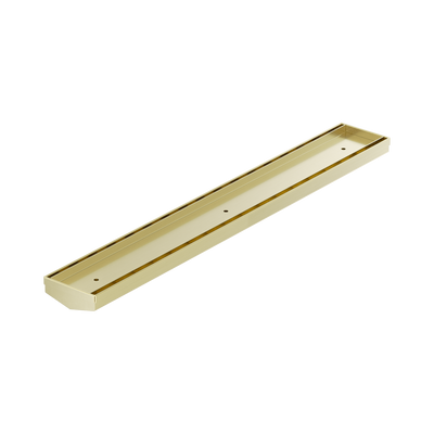 NERO V CHANNEL TILE INSERT FLOOR GRATE WITHOUT OUTLET BRUSHED GOLD (AVAILABLE IN 600MM AND 1200MM)