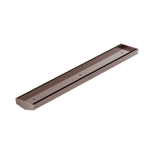 NERO V CHANNEL TILE INSERT FLOOR GRATE WITHOUT OUTLET BRUSHED BRONZE (AVAILABLE IN 600MM AND 1200MM)