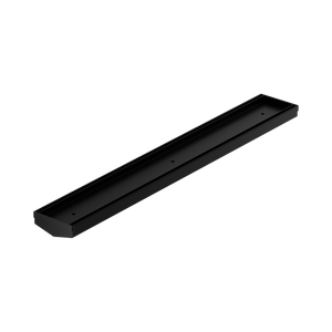 NERO V CHANNEL TILE INSERT FLOOR GRATE WITHOUT OUTLET MATTE BLACK (AVAILABLE IN 600MM AND 1200MM)