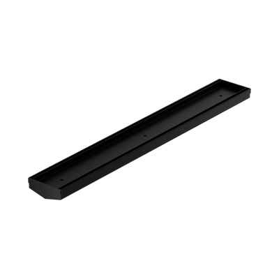 NERO V CHANNEL TILE INSERT FLOOR GRATE WITHOUT OUTLET MATTE BLACK (AVAILABLE IN 600MM AND 1200MM)