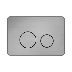 NERO IN WALL TOILET PUSH PLATE GUN METAL