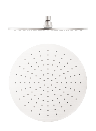 NERO ROUND SHOWER HEAD 300MM BRUSHED NICKEL