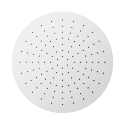 NERO ROUND SHOWER HEAD 300MM MATTE WHITE