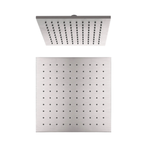 NERO 250MM SQUARE SHOWER HEAD BRUSHED NICKEL