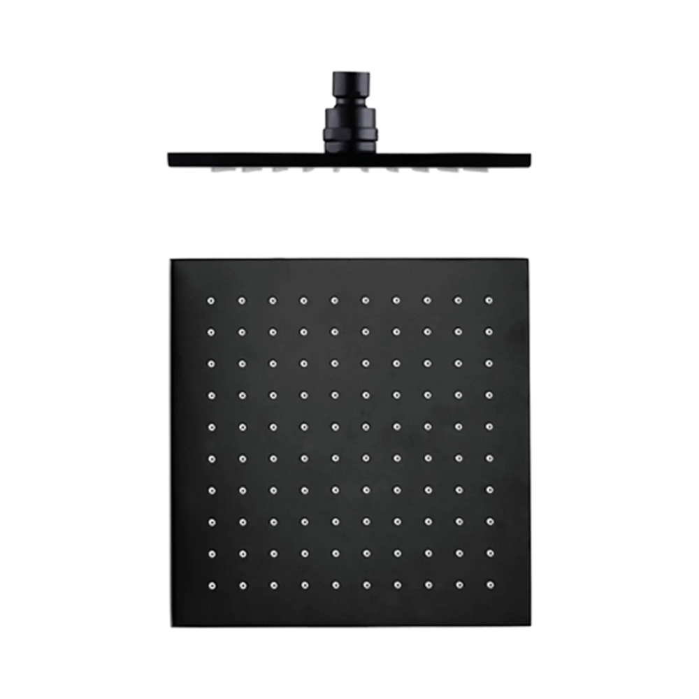 NERO 250MM SQUARE SHOWER HEAD MATTE BLACK