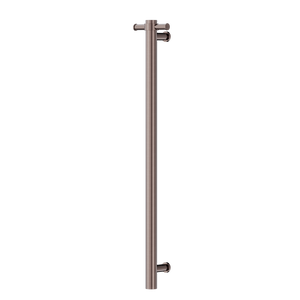 NERO MECCA NON-HEATED VERTICAL TOWEL RAIL BRUSHED BRONZE 900MM