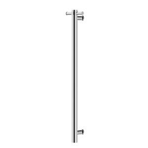 NERO MECCA NON-HEATED VERTICAL TOWEL RAIL CHROME 900MM