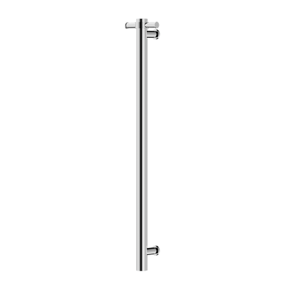 NERO MECCA NON-HEATED VERTICAL TOWEL RAIL CHROME 900MM