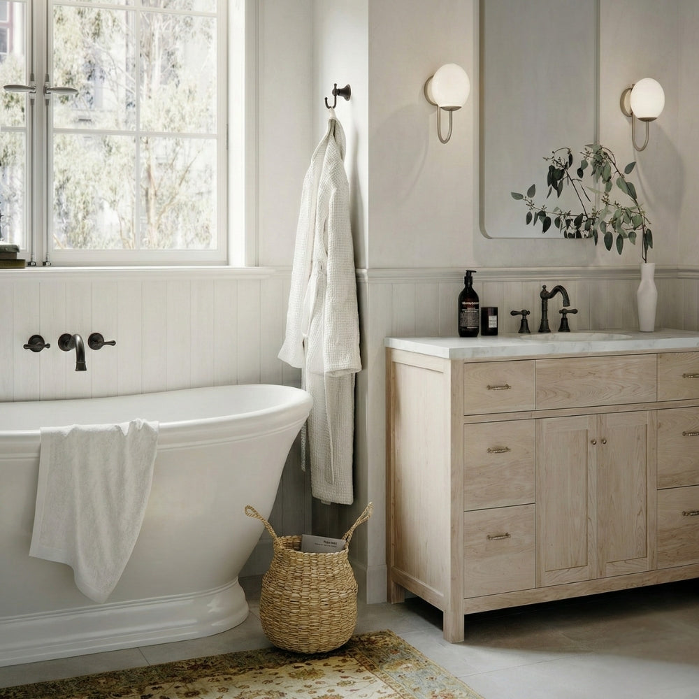 PHOENIX NOSTALGIA LEVER BATH SET SHEPHERDS CROOK 180MM ANTIQUE BLACK