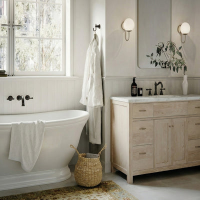 PHOENIX NOSTALGIA LEVER BATH SET SHEPHERDS CROOK 180MM ANTIQUE BLACK