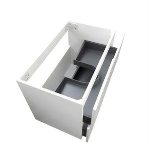 OTTI NOOSA MATTE WHITE 600MM SINGLE BOWL WALL HUNG VANITY