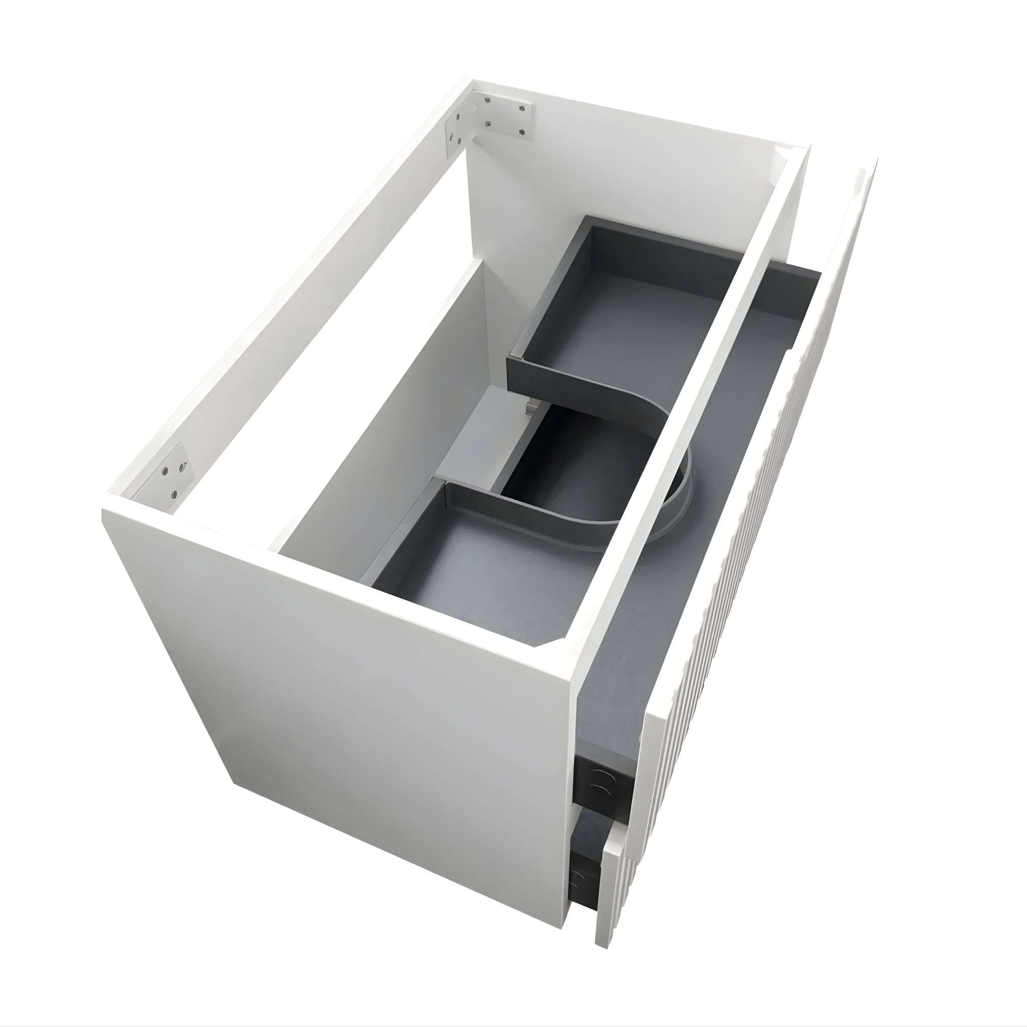 OTTI NOOSA MATTE WHITE 750MM SINGLE BOWL WALL HUNG VANITY