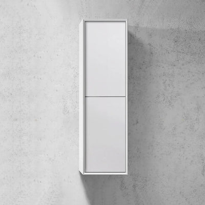 OTTI NOOSA WALL HUNG TALL BOY MATTE WHITE 350MM X 1200MM