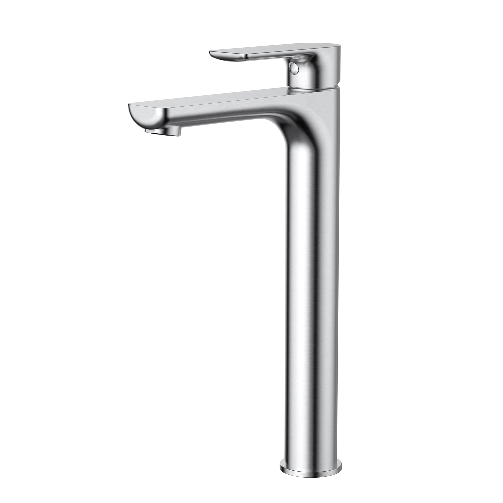 MODERN NATIONAL NOVA LEAD FREE HIGH RISE TALL BASIN MIXER 306MM BRUSHED CHROME