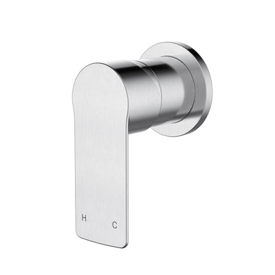 MODERN NATIONAL NOVA LEAD FREE SHOWER MIXER TRIM KIT WITH UNIVERSAL BODY 109MM BRUSHED CHROME