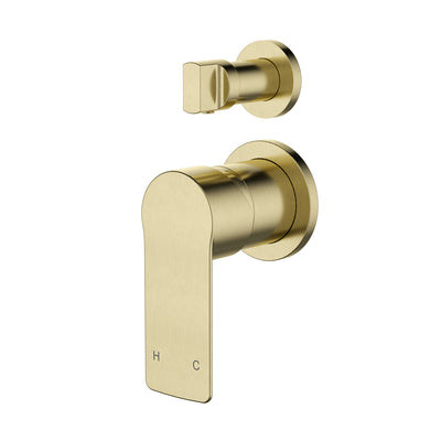 MODERN NATIONAL NOVA LEAD FREE SHOWER DIVERTER MIXER BRUSHED BRONZE