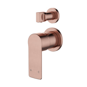 MODERN NATIONAL NOVA LEAD FREE SHOWER DIVERTER MIXER CHAMPAGNE