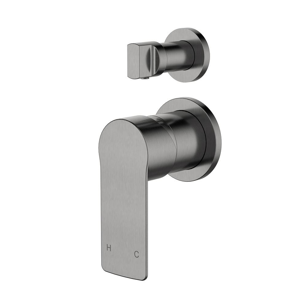 MODERN NATIONAL NOVA LEAD FREE SHOWER DIVERTER MIXER GUN METAL