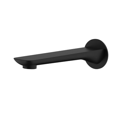 MODERN NATIONAL NOVA LEAD FREE BATH SPOUT 204MM MATTE BLACK