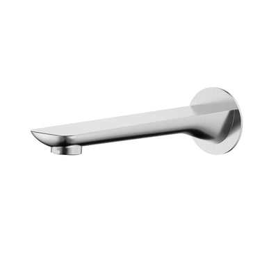 MODERN NATIONAL NOVA LEAD FREE BATH SPOUT 204MM BRUSHED CHROME
