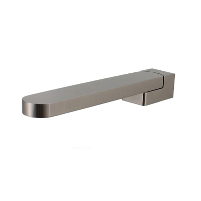 MODERN NATIONAL NOVA LEAD FREE BATH SPOUT 240MM BRUSHED NICKEL
