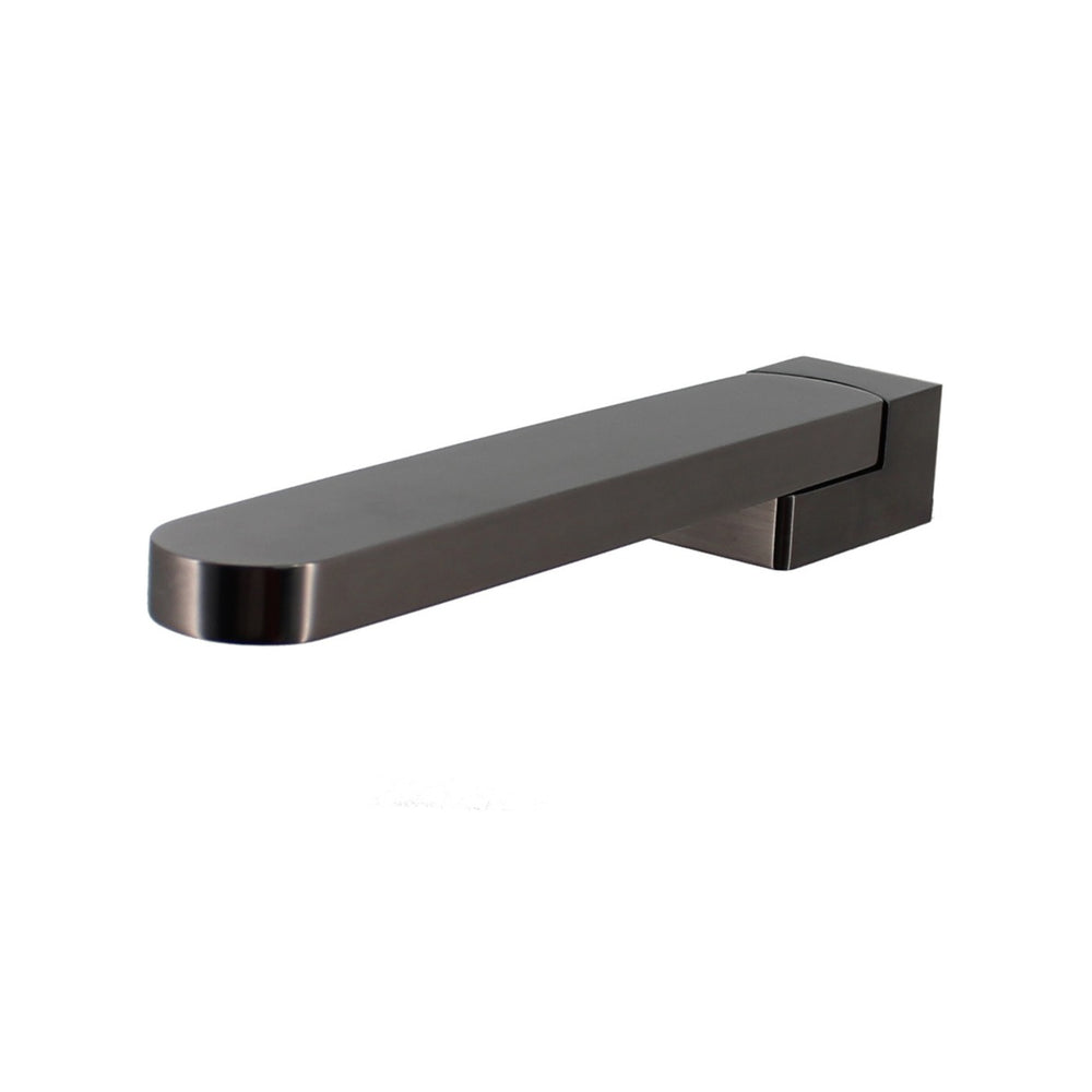 MODERN NATIONAL NOVA LEAD FREE BATH SPOUT 240MM GUN METAL