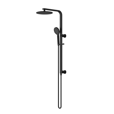 MODERN NATIONAL NOVA LEAD FREE SHOWER COLUMN SET MATTE BLACK