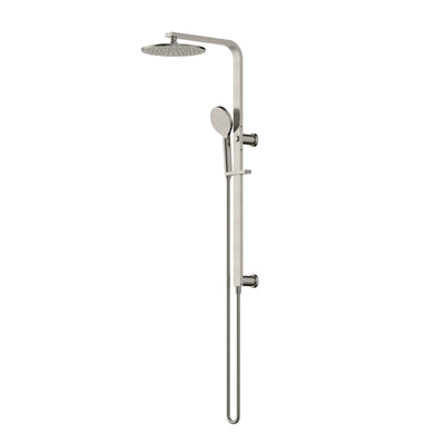 MODERN NATIONAL NOVA LEAD FREE SHOWER COLUMN SET BRUSHED NICKEL