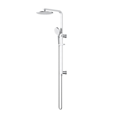 MODERN NATIONAL NOVA LEAD FREE SHOWER COLUMN SET BRUSHED CHROME