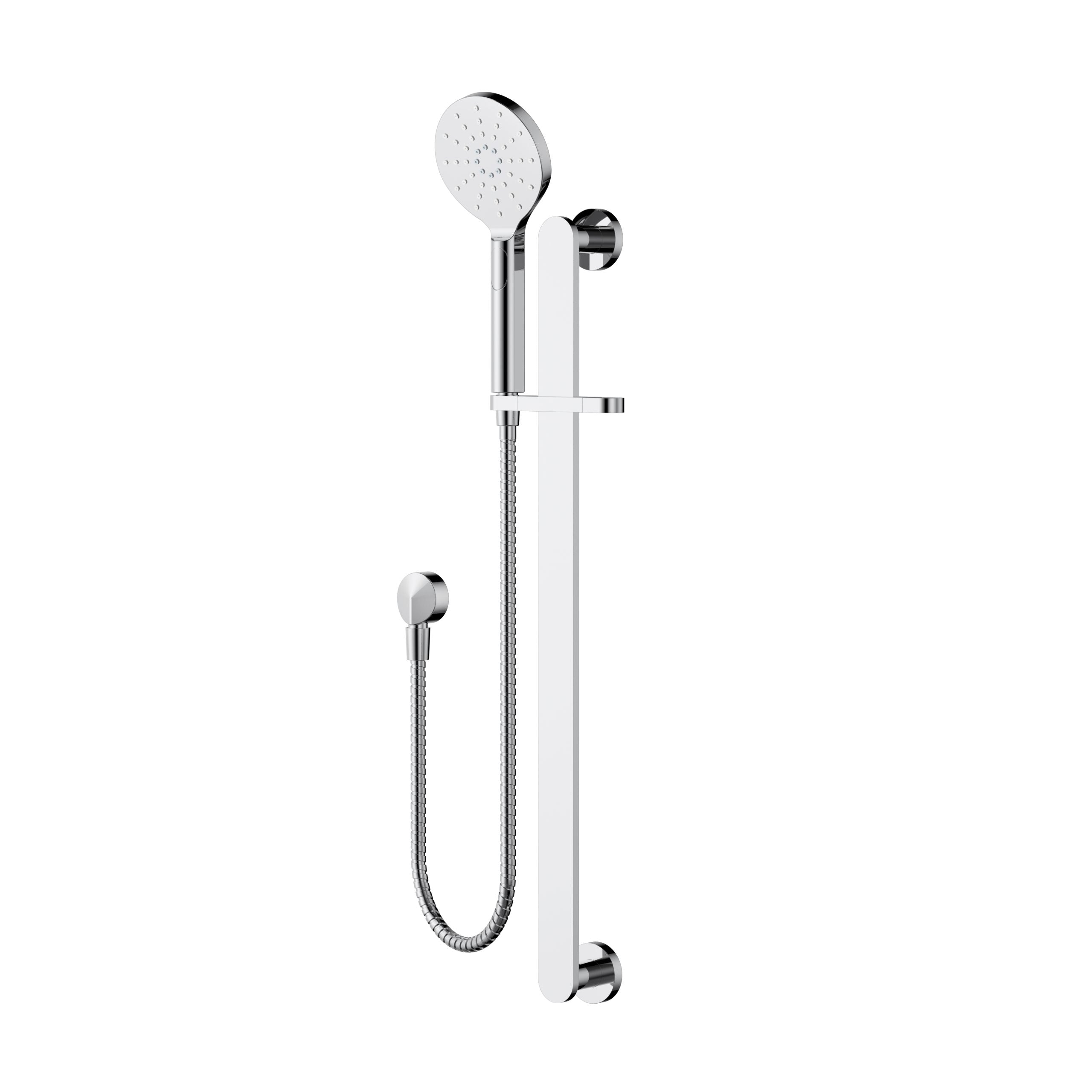MODERN NATIONAL NOVA SHOWER ON RAIL 700MM CHROME