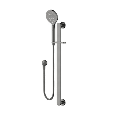MODERN NATIONAL NOVA SHOWER ON RAIL 700MM GUN METAL