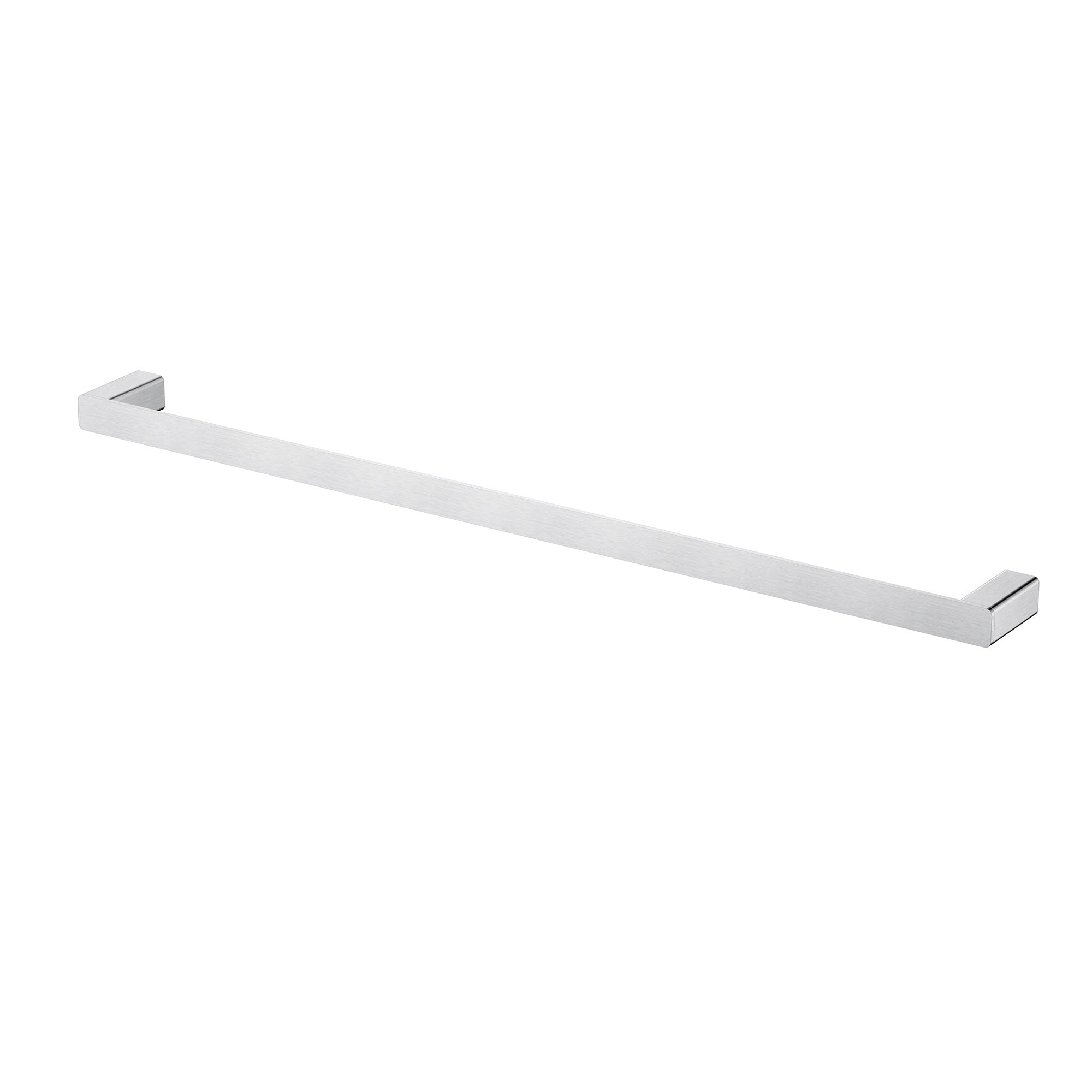 MODERN NATIONAL NOVA SINGLE TOWEL RAIL BRUSHED CHROME (AVAILABLE IN 600MM AND 750MM)