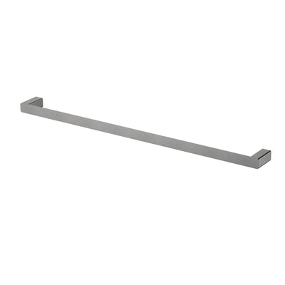 MODERN NATIONAL NOVA SINGLE TOWEL RAIL GUN METAL (AVAILABLE IN 600MM AND 750MM)