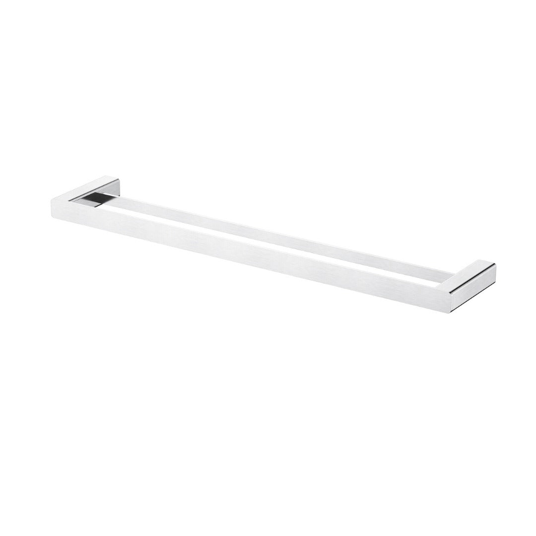 MODERN NATIONAL NOVA DOUBLE TOWEL RAIL 600MM CHROME