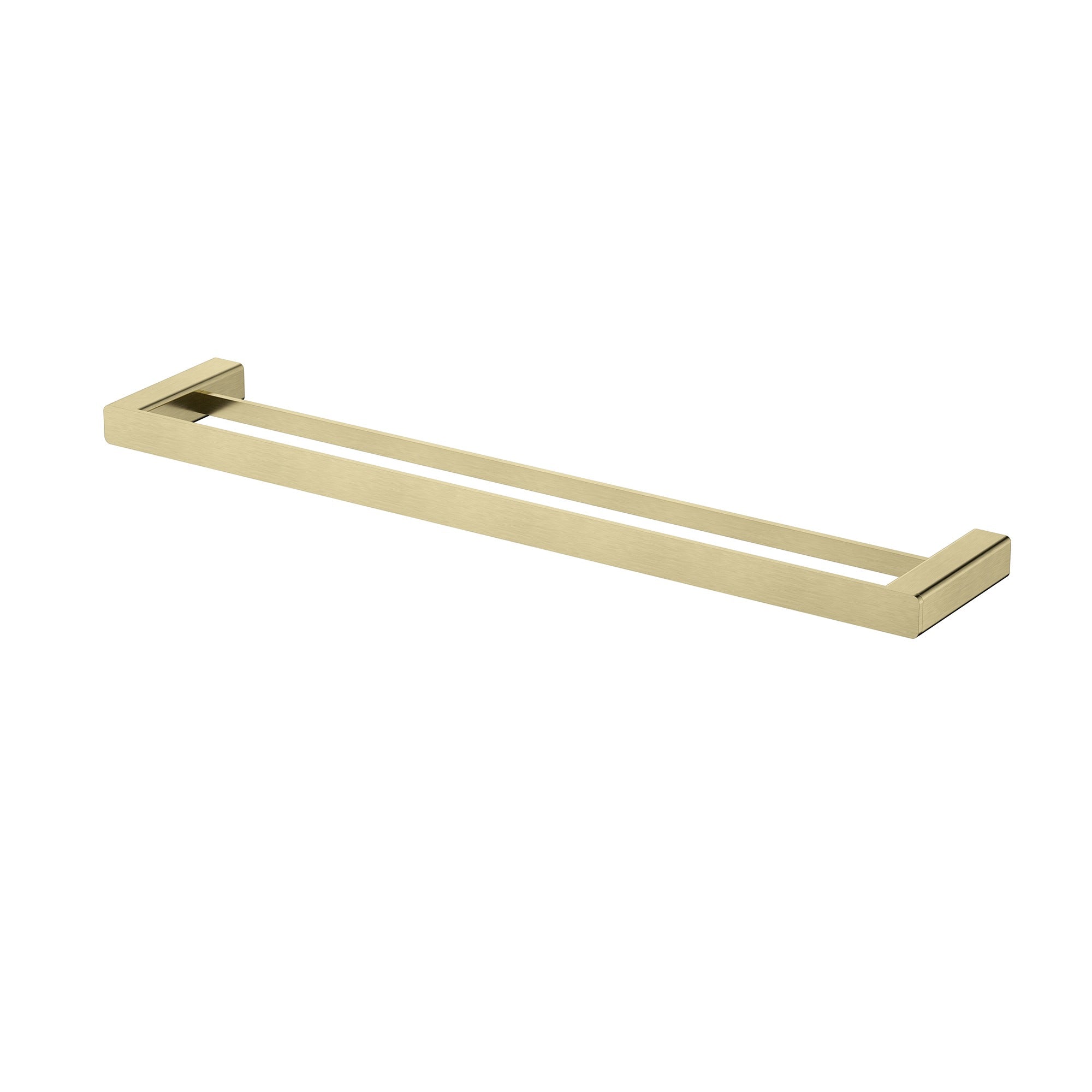 MODERN NATIONAL NOVA DOUBLE TOWEL RAIL 600MM BRUSHED BRONZE