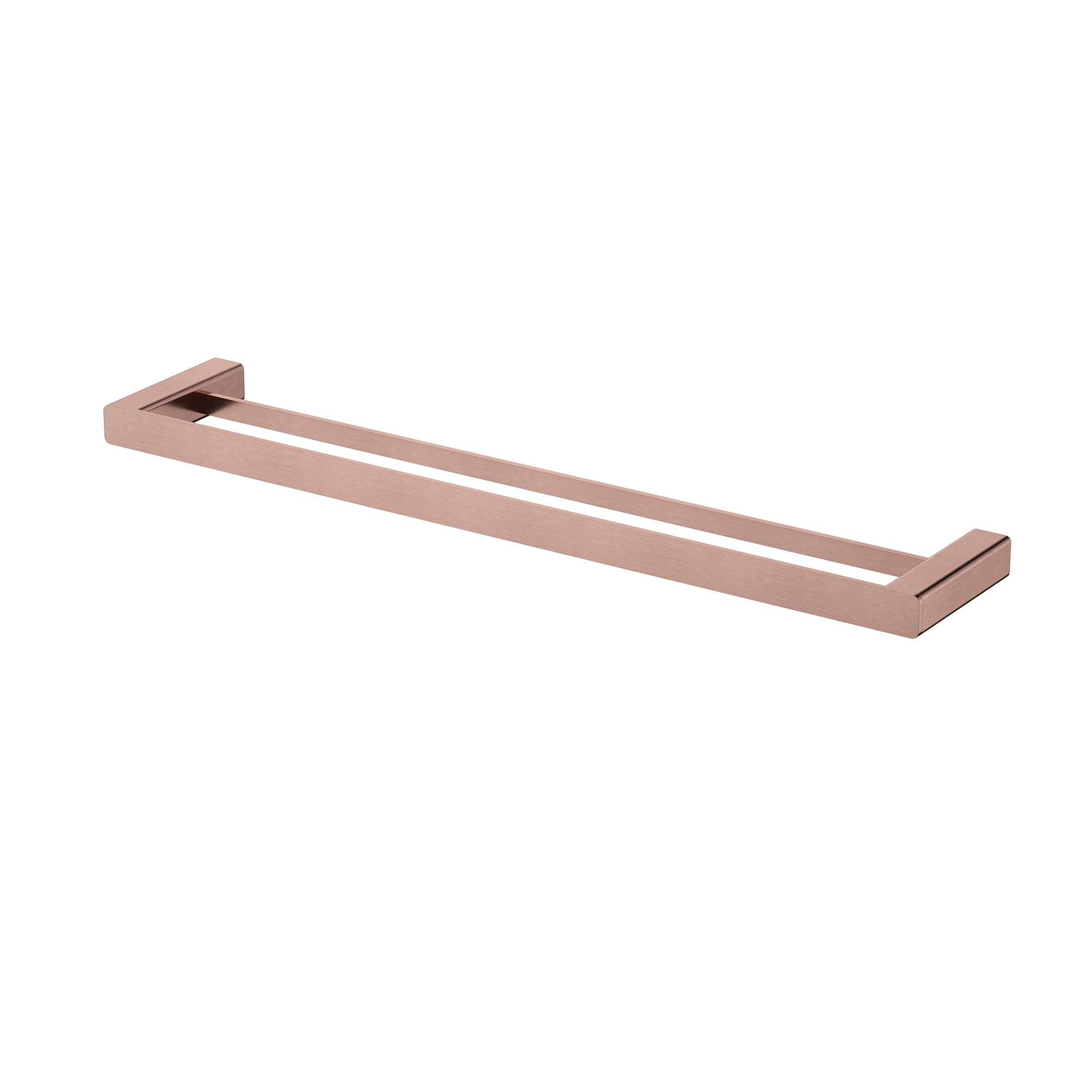MODERN NATIONAL NOVA DOUBLE TOWEL RAIL 600MM CHAMPAGNE