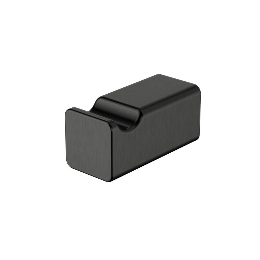 MODERN NATIONAL NOVA SINGLE ROBE HOOK MATTE BLACK