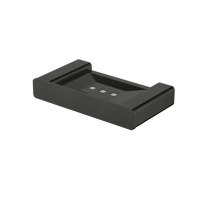 MODERN NATIONAL NOVA SOAP DISH HOLDER 140MM MATTE BLACK