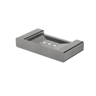 MODERN NATIONAL NOVA SOAP DISH HOLDER 140MM GUN METAL