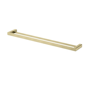 MODERN NATIONAL NOVA DOUBLE TOWEL RAIL 779MM BRUSHED BRONZE