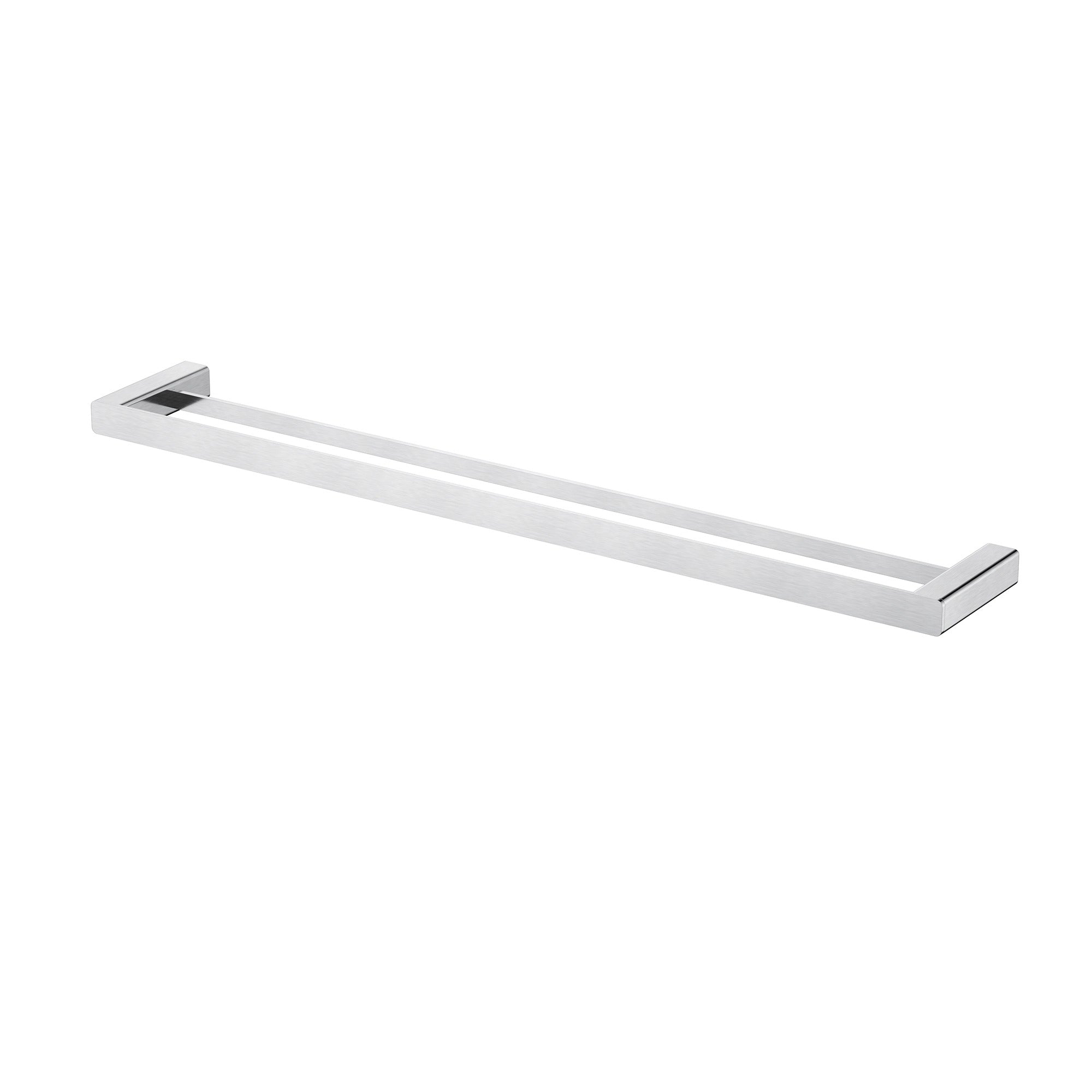 MODERN NATIONAL NOVA DOUBLE TOWEL RAIL 779MM BRUSHED CHROME